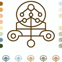 Mind Map Nesting icon