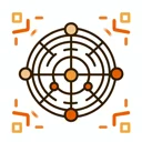 Mind Map Polar Chart icon