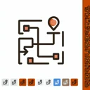 Onboarding Flow Map icon