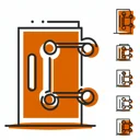 Vertical Mind Map icon