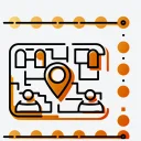 Data Governance Map icon